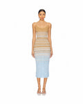 Ocean Breeze Ring Cutout Maxi Dress