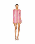 Retro Muse Long Sleeve Mini Dress