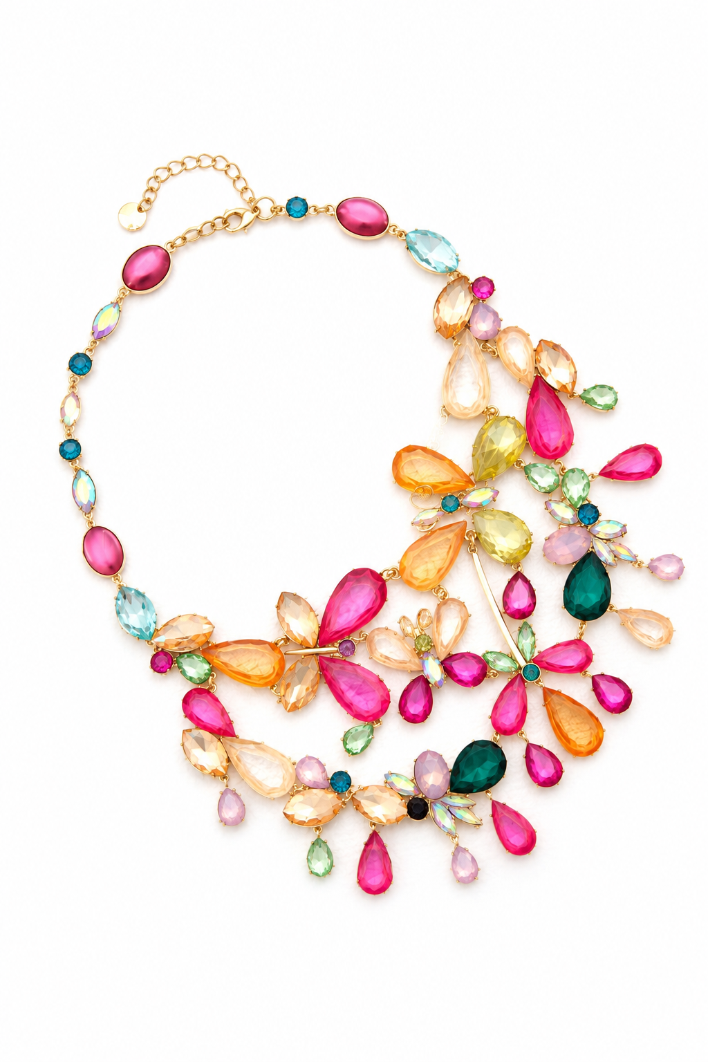 Carnival Bloom Statement Necklace
