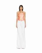 Miami Sunset Halter Top with Beads