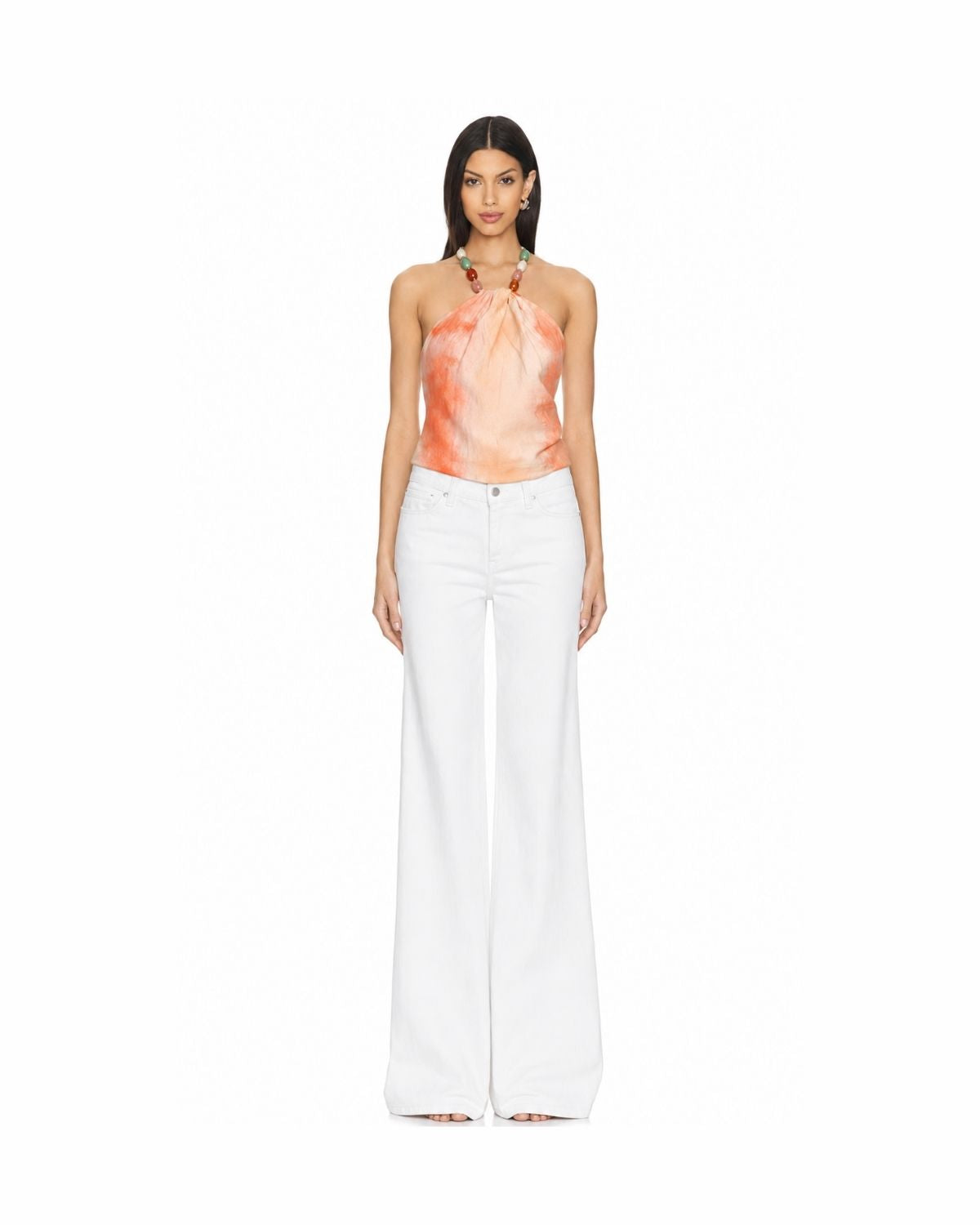 Miami Sunset Halter Top with Beads