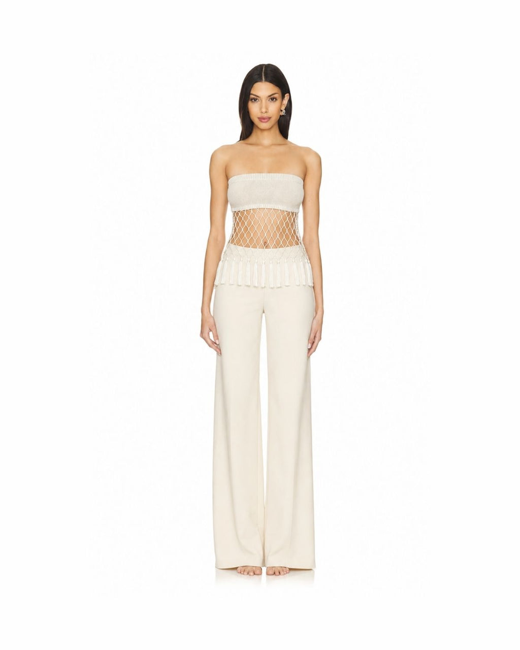 Boho Fringe Mesh Bandeau