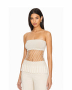 Boho Fringe Mesh Bandeau