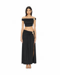 Coastal Goddess Two Piece Set Black