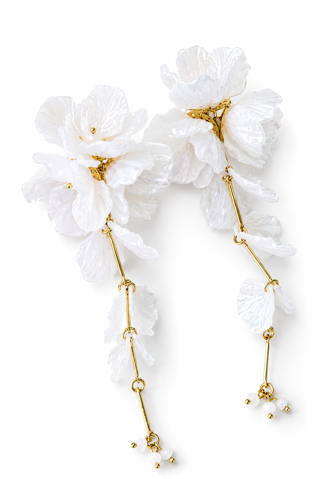 Pearl Bloom Statement Earrings