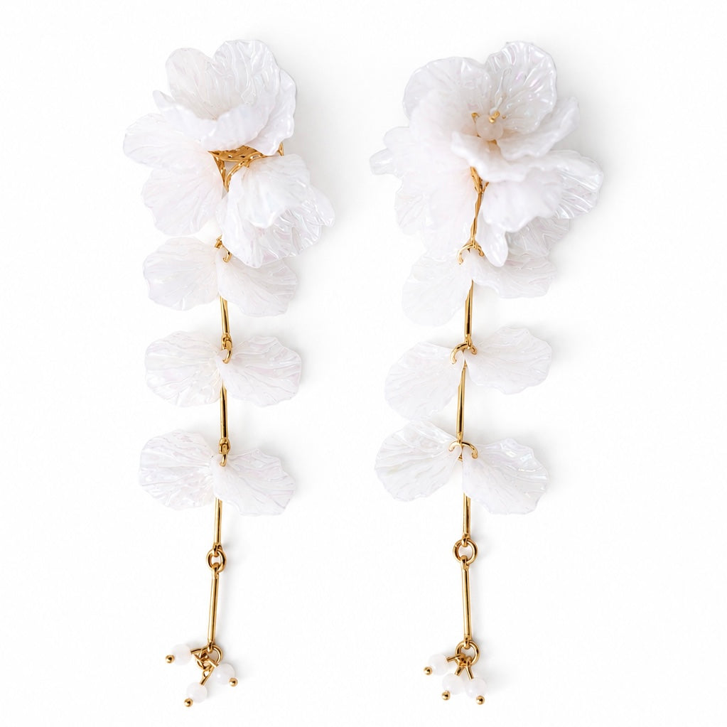 Pearl Bloom Statement Earrings