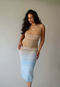 Ocean Breeze Ring Cutout Maxi Dress