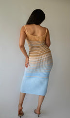 Ocean Breeze Ring Cutout Maxi Dress