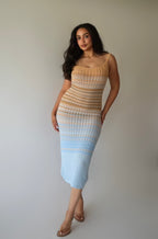 Ocean Breeze Ring Cutout Maxi Dress