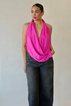 Hot Pink Godess Crochet Maxi Dress