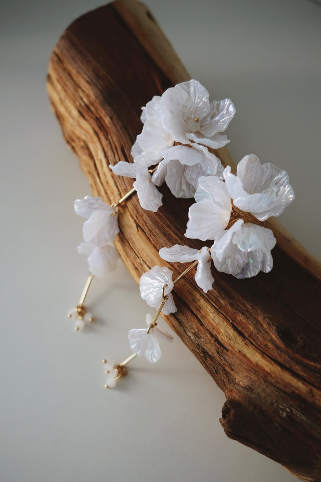 Pearl Bloom Statement Earrings