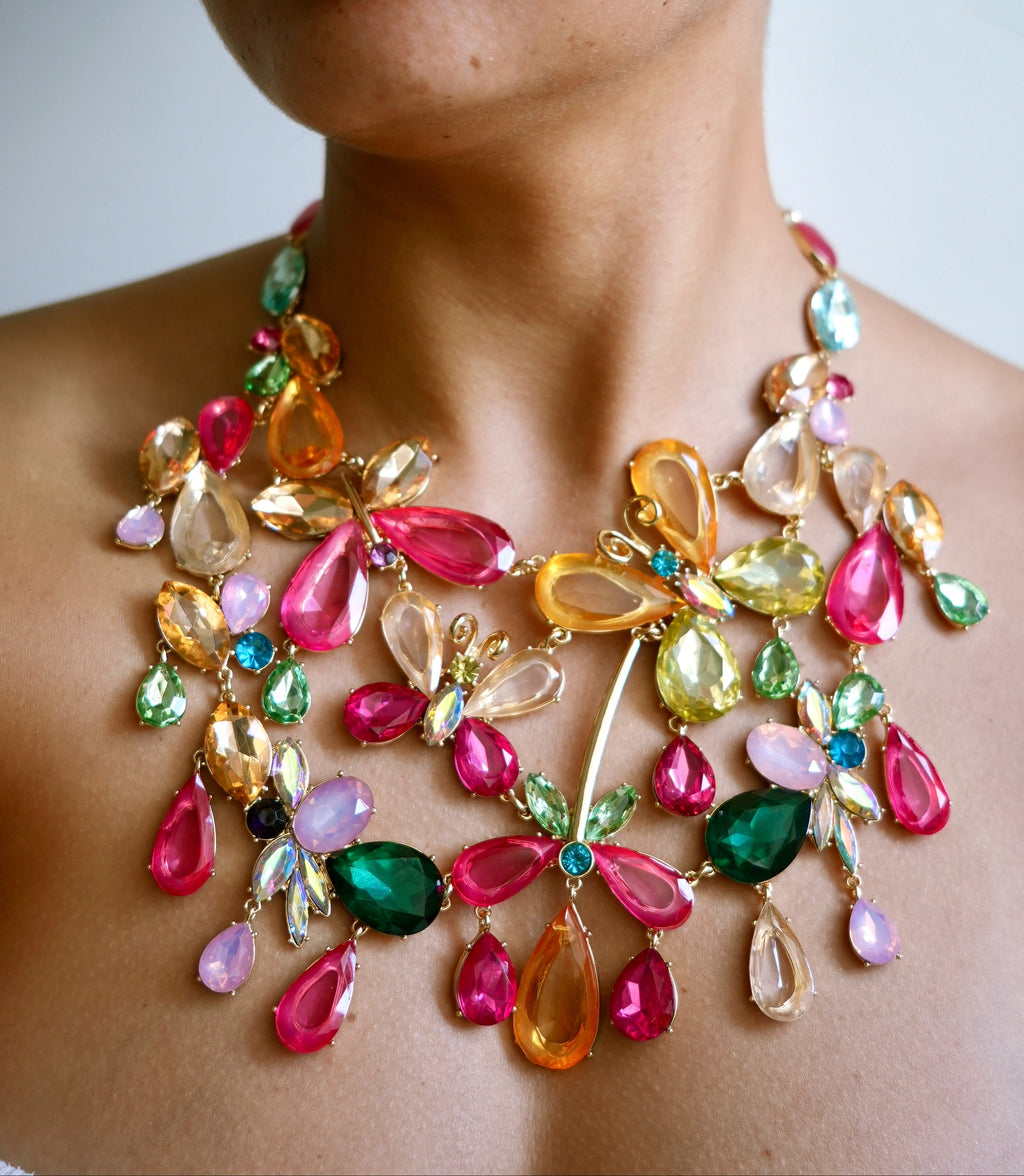 Carnival Bloom Statement Necklace