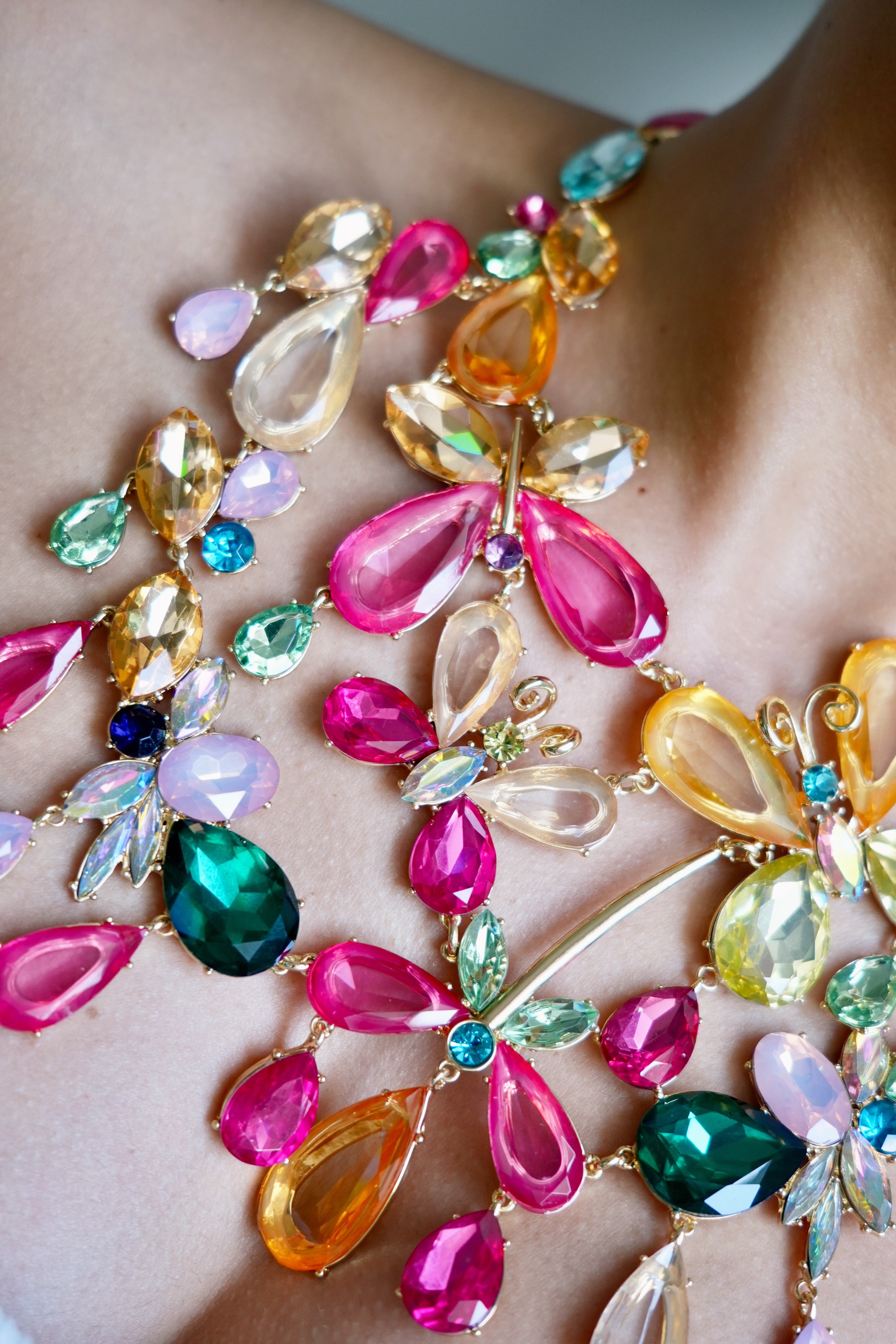 Carnival Bloom Statement Necklace