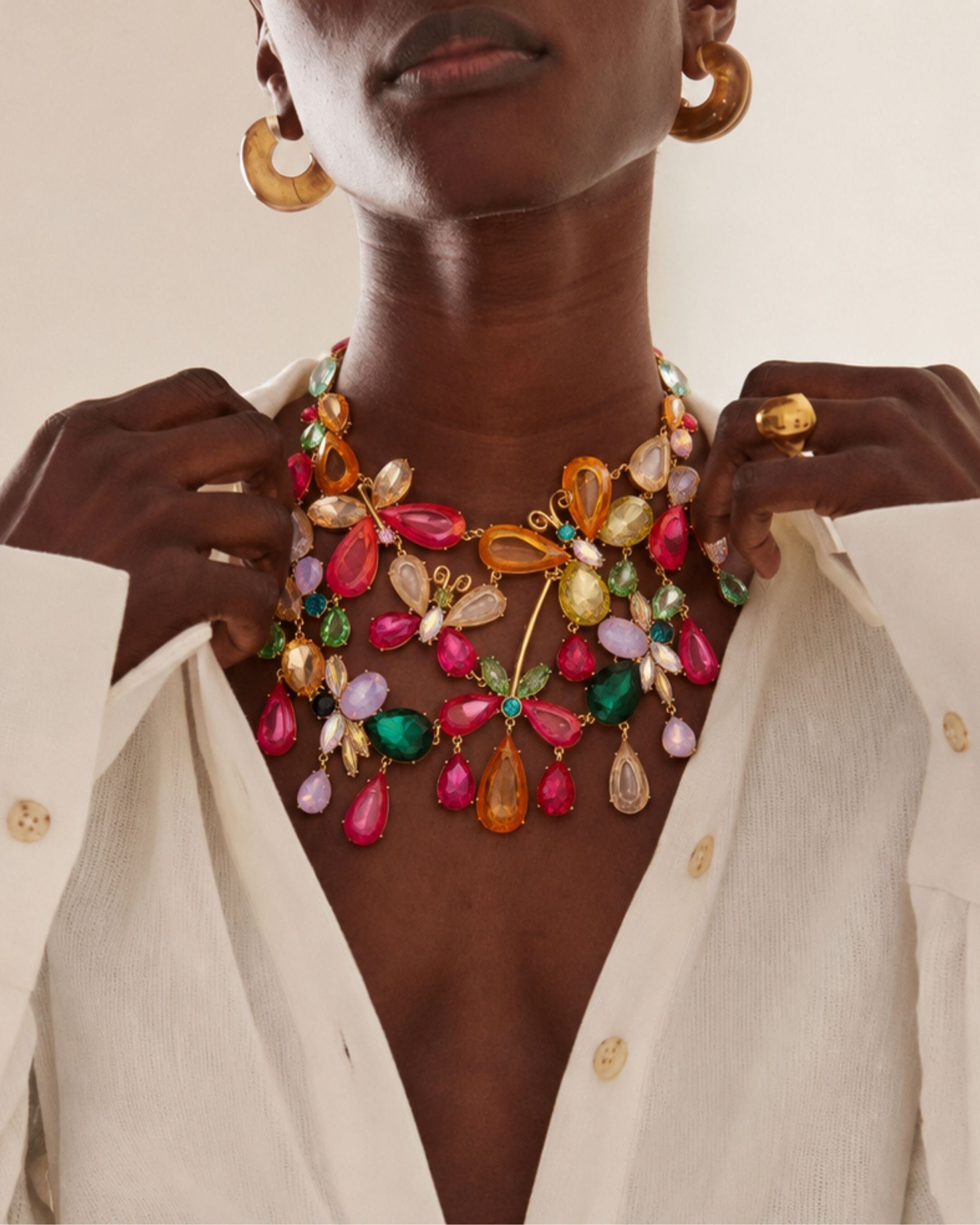 Carnival Bloom Statement Necklace